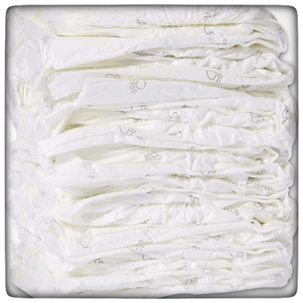 Amazon Basics Male Dog Wrap, Disposable Diapers-Medium 30 in Box